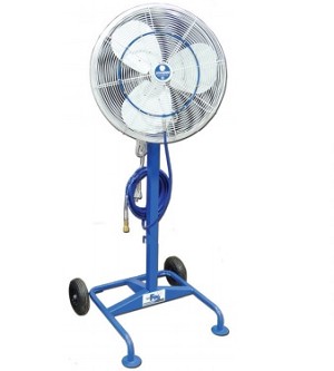 Schaefer VersaFog VF30-SAT Mobile Oscillating HP Satellite Misting Fan 
