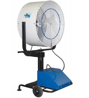 Schaefer VersaFog VF36-B Mobile Oscillating HP Misting Fan - Black (White Shown) 