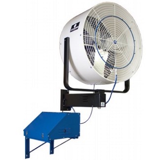 Schaefer VersaFog VF36W Wall Mount Oscillating HP Misting Fan 