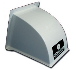 Schaefer FH-2000 Fiberglass Exhaust Fan Weatherhood 20 Inch 