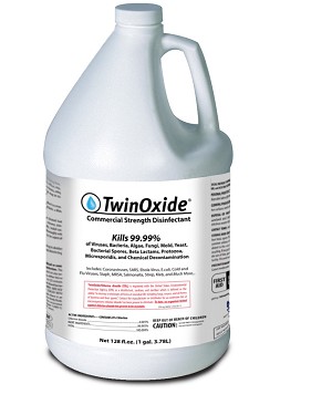 Twin Oxide WC-3002 Spray Disinfectant 4 Gallons Per Case 