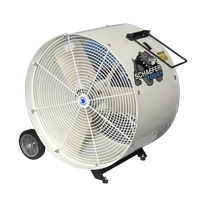 Schaefer MB-P0813-DCR Master Ventilator Blower, 8", 1/3 hp, 115V, 1 Phase, 60Hz 